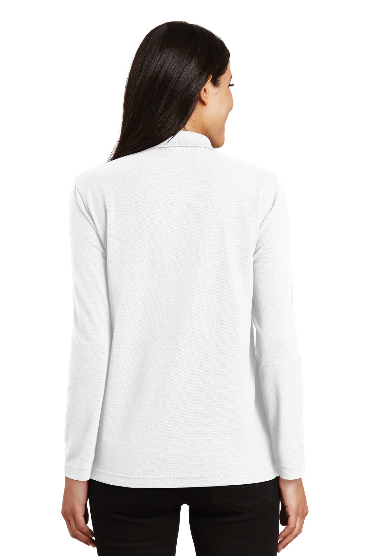 Port Authority Women's Silk Touch Long Sleeve Polo. L500LS 57