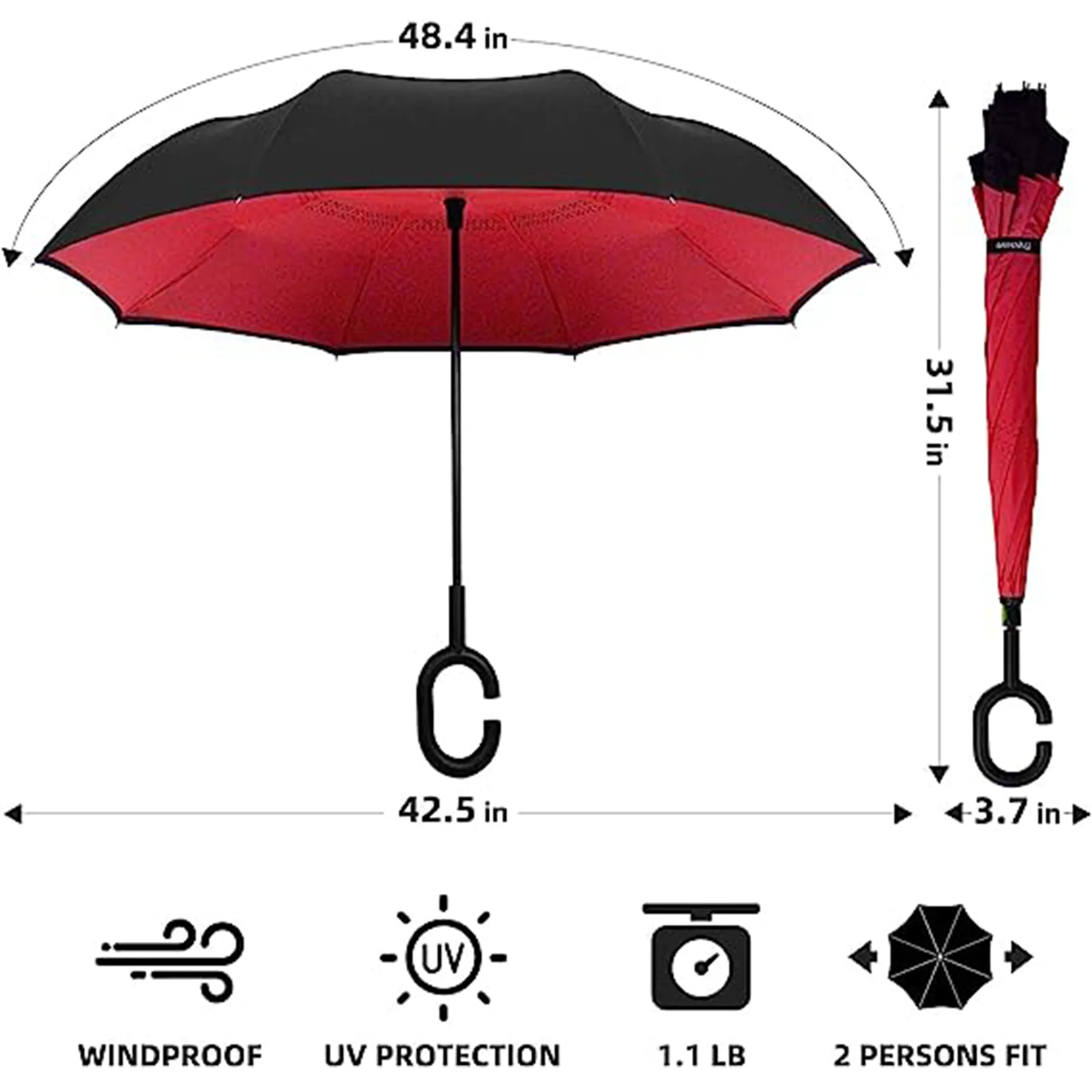 Inverted Reverse Umbrella MOQ50 2
