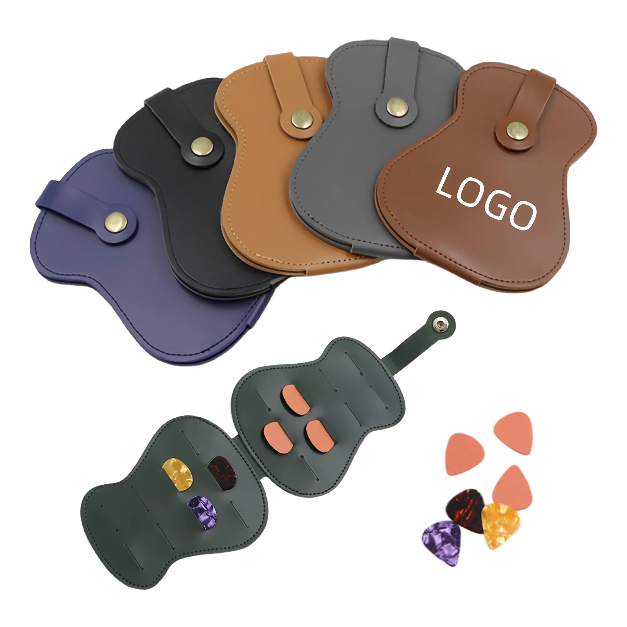 Large Capacity Guitar Pick Storage Bag 6
