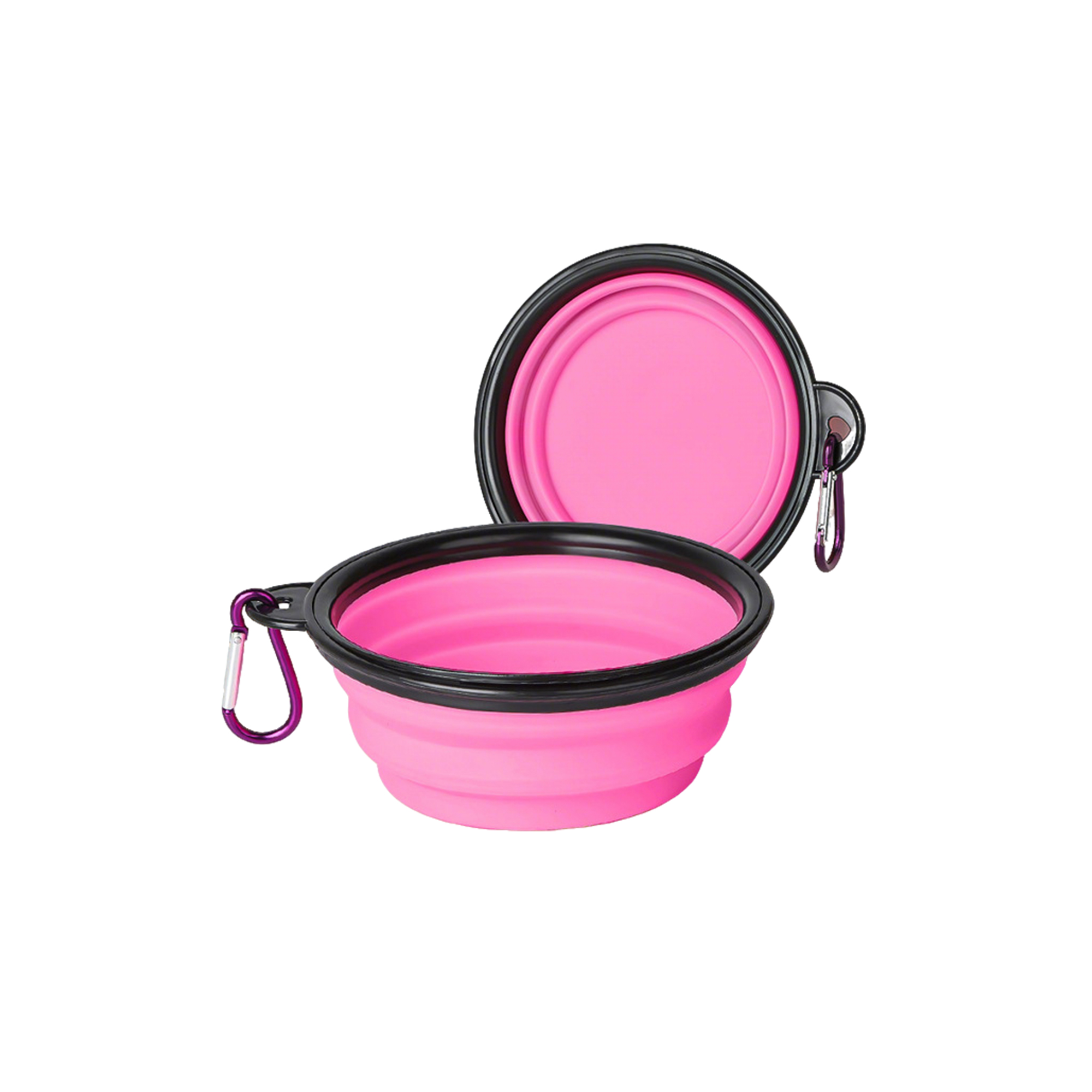 Collapsible Dog Bowl With Carabiner 12 Ounce Capacity 3