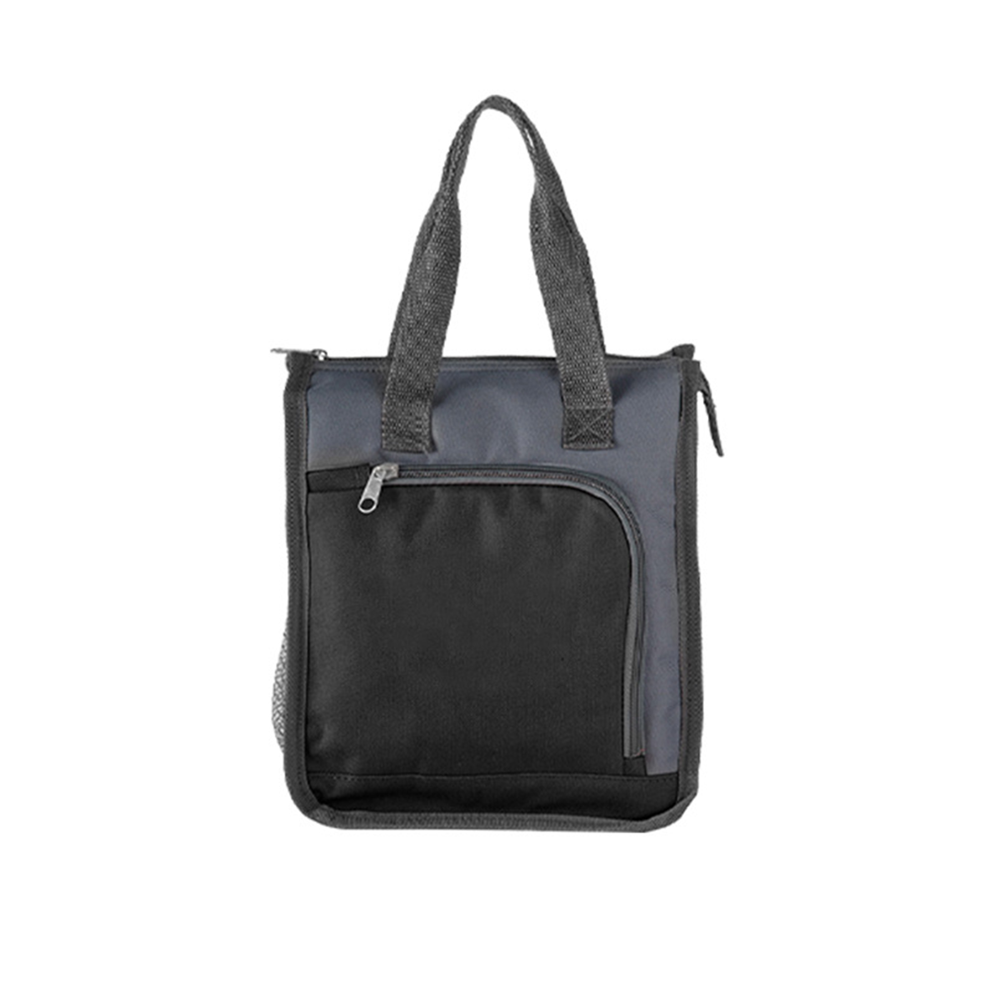 Two Tone Insulated Lunch Tote Polyester With Lining 8.7" x 10.2" x 4.72" 6