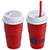 Bistro 14 oz Coffee Cup with Silicone Sleeve + Straw 9