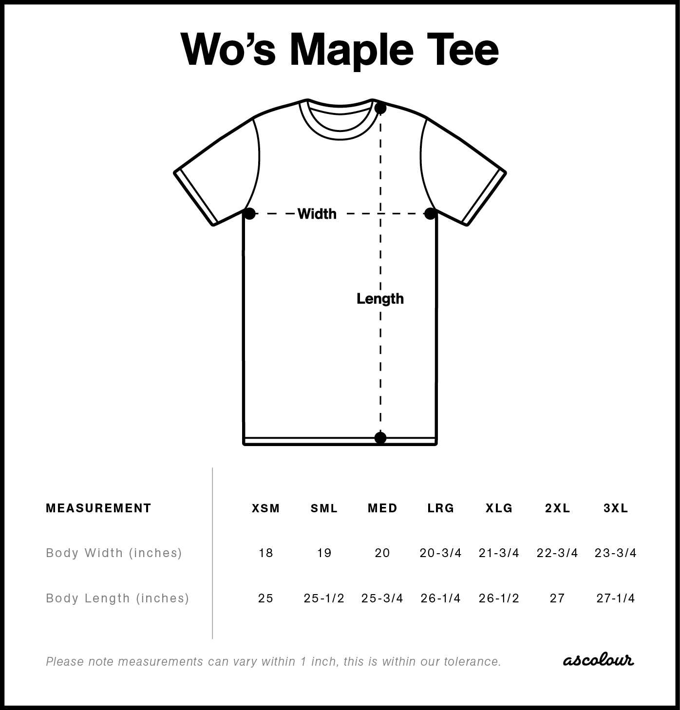 Wo's Maple Tee | 4001 63