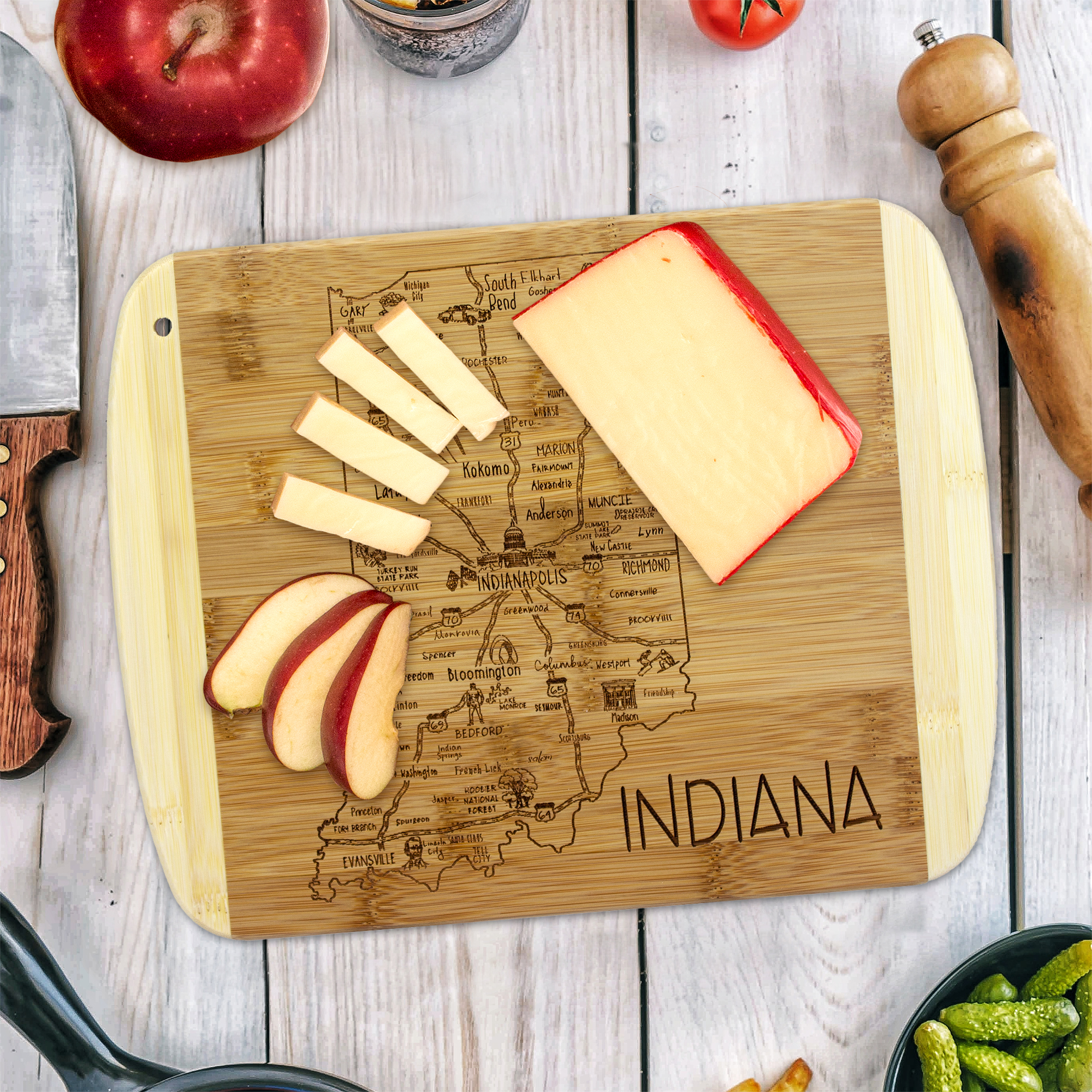 A Slice of Life Indiana Serving & Cutting Board 3