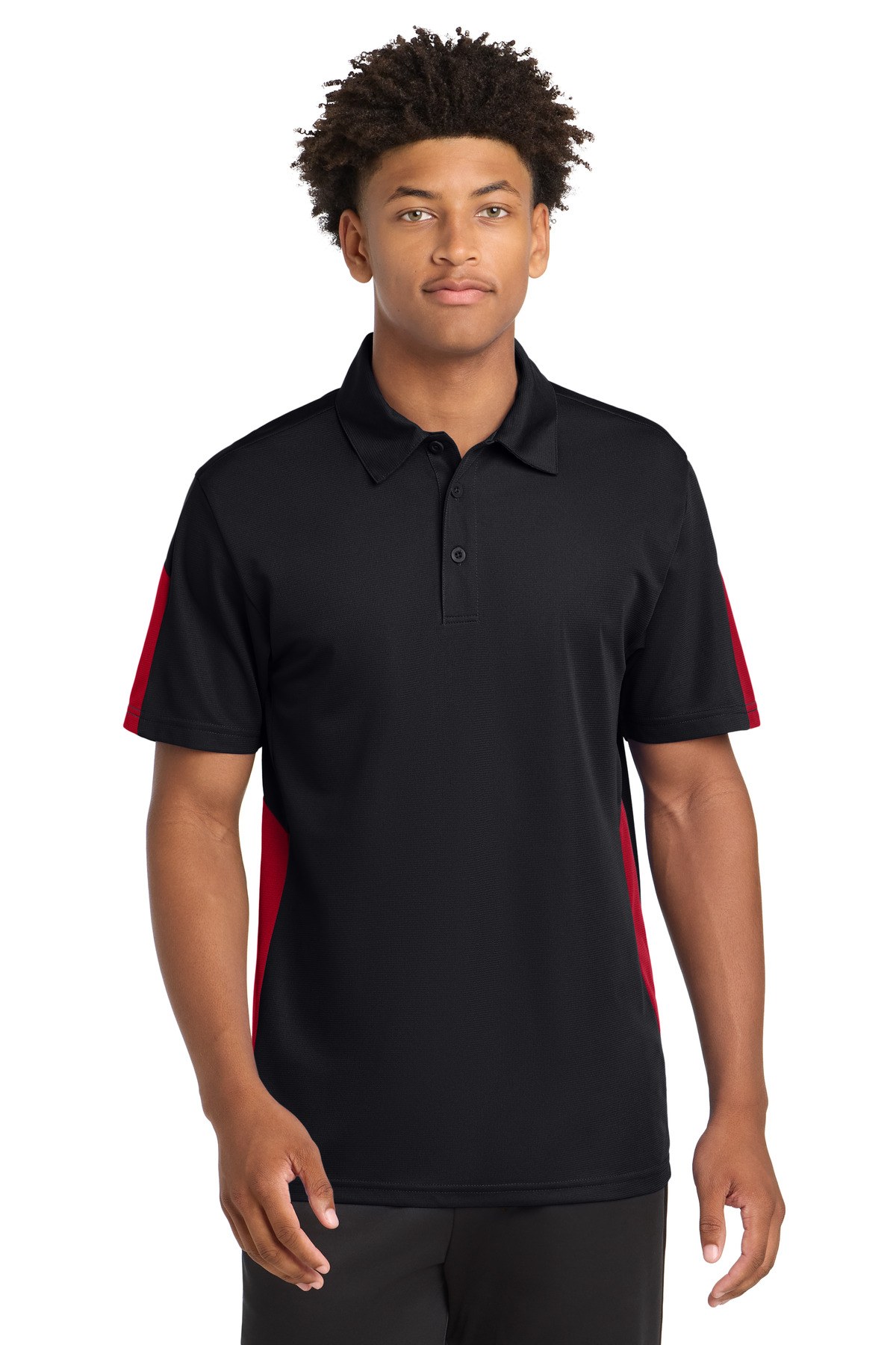 Sport-Tek PosiCharge Active Textured Colorblock Polo. ST695 31