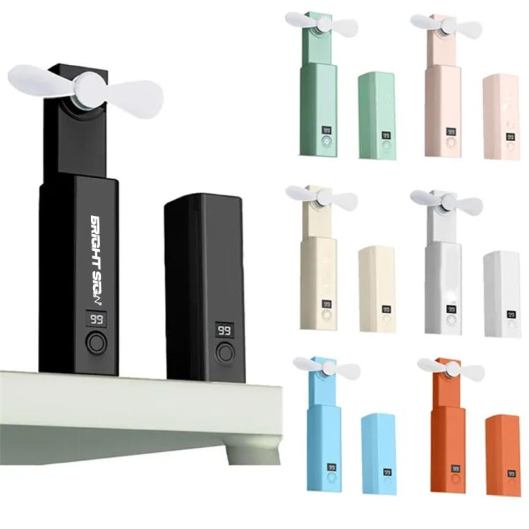 2-in-1 Portable Rechargeable Fan with Power Bank 1