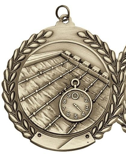 Swimming Die Cast Medal, 2 3/4" 2
