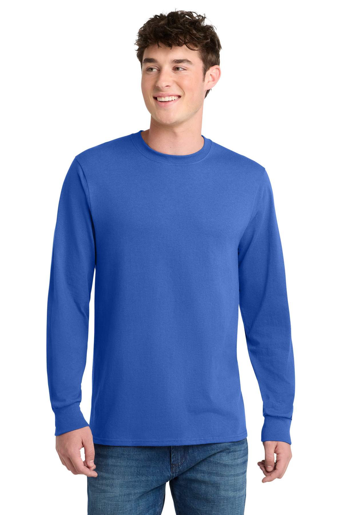 Port & Co Tall Long Sleeve Core Blend Tee. PC55LST 4