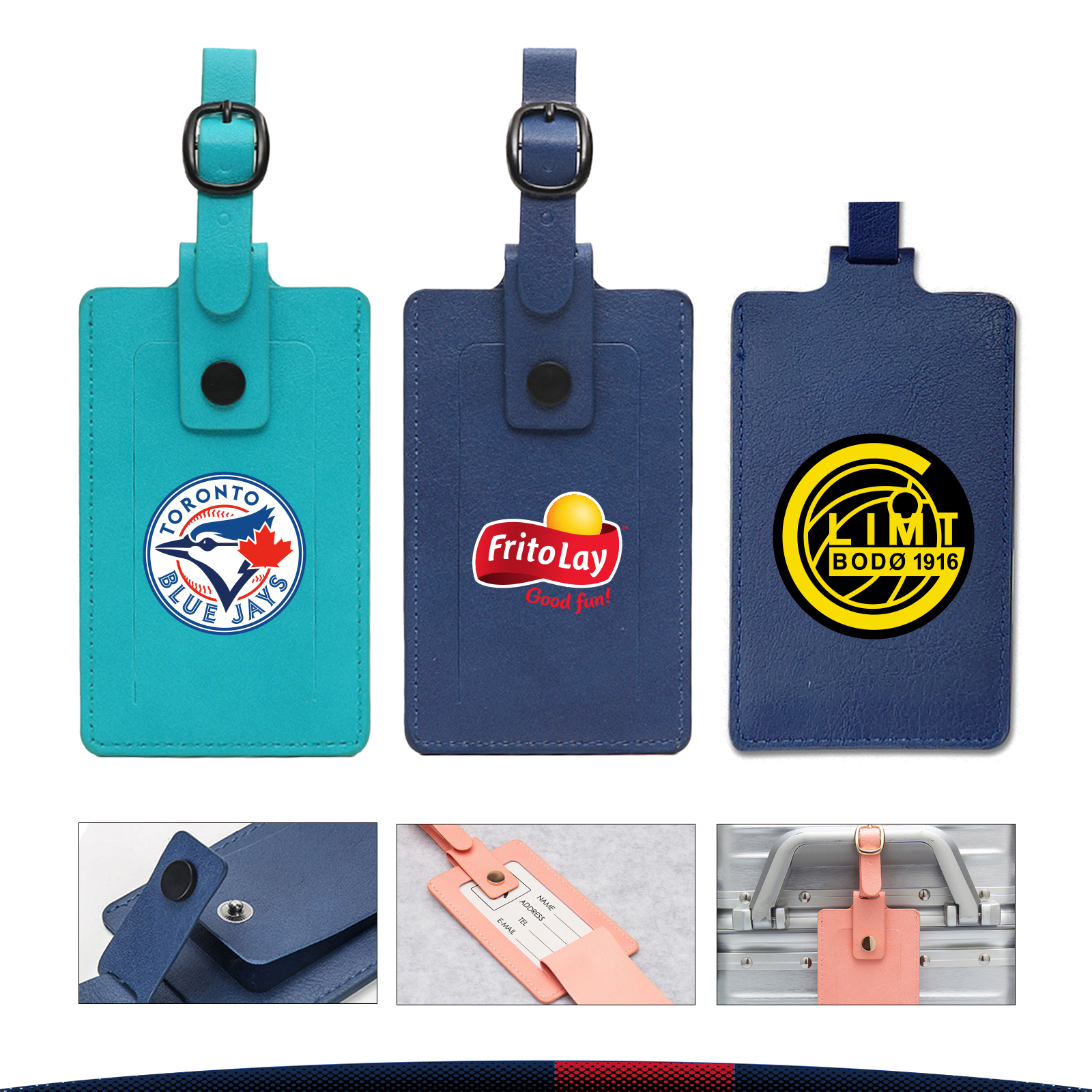 PU Leather Luggage Tag 1