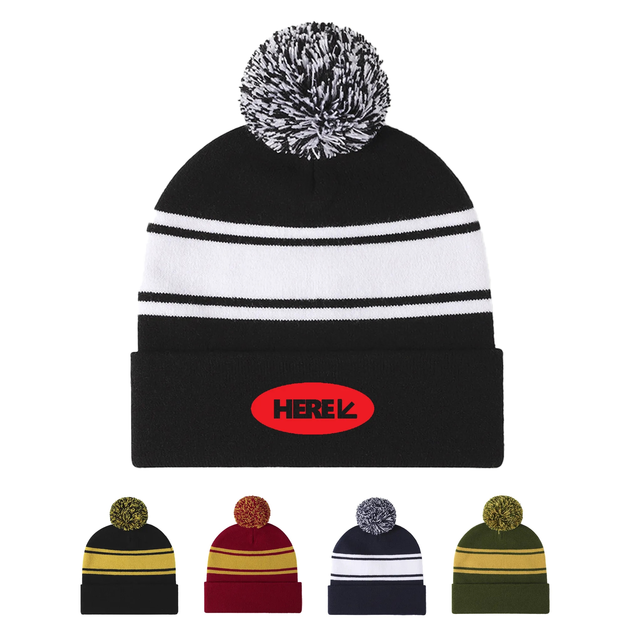 Knitted Beanie Hat 1