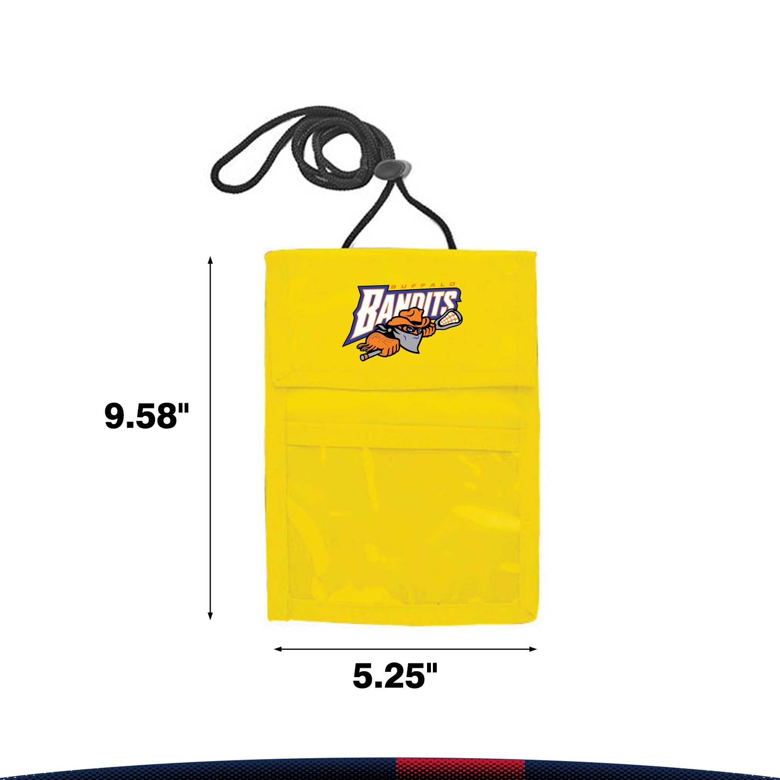 Two Pocket Flap Neck Wallet 6