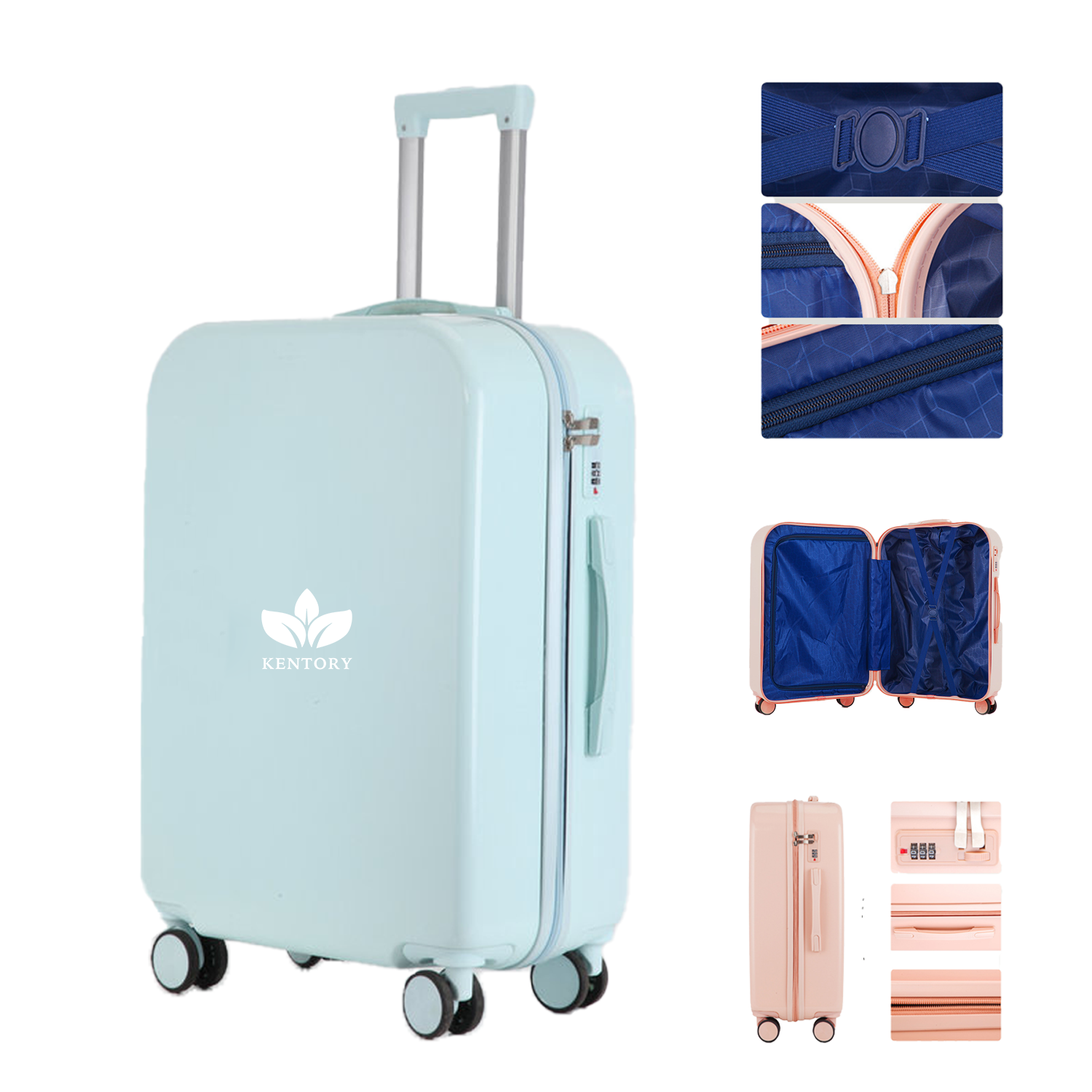 Abs Travel Luggage Suitcase 20in to 28in 1