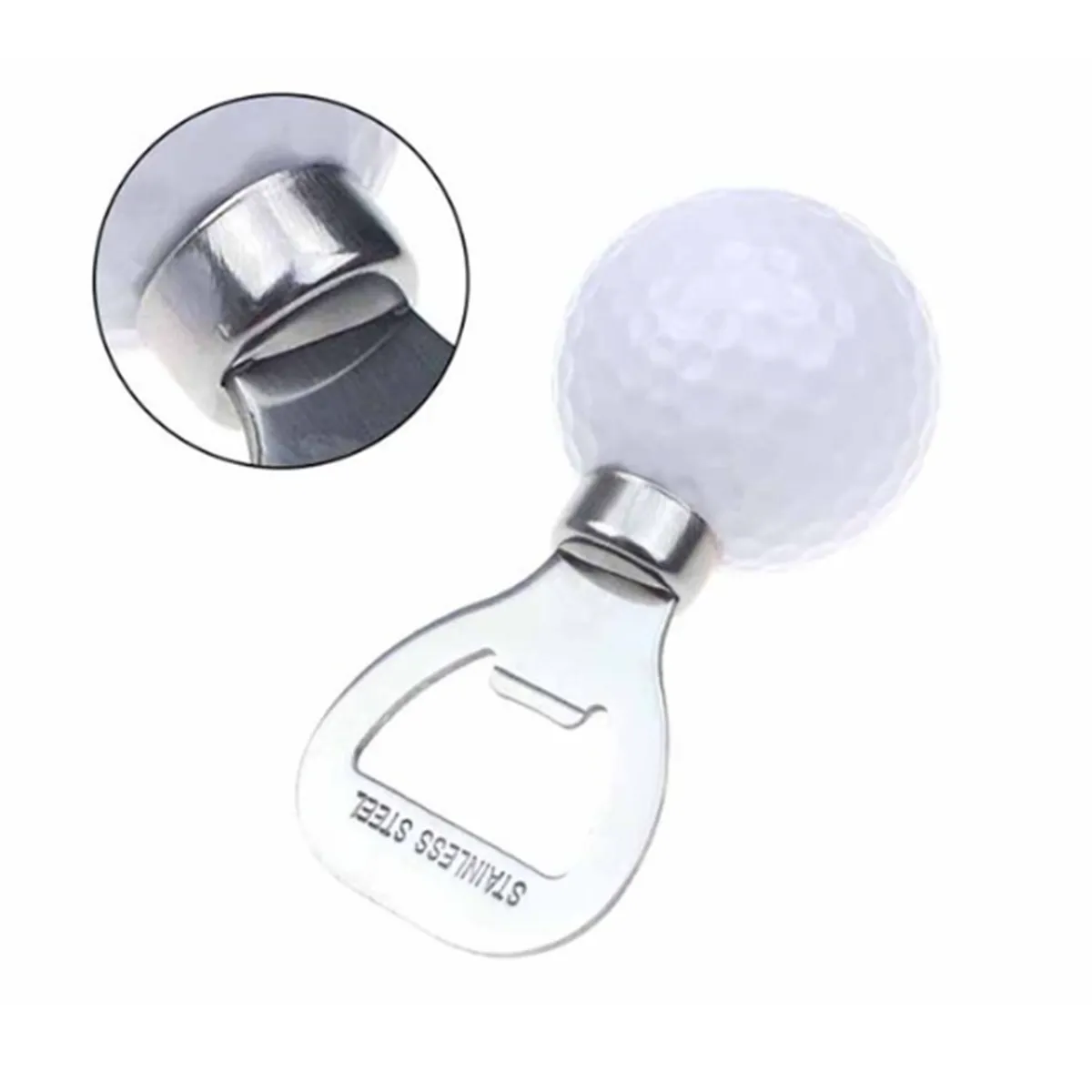 Portable Colourful Golf Ball Shaped Beer Bottle Opener 4