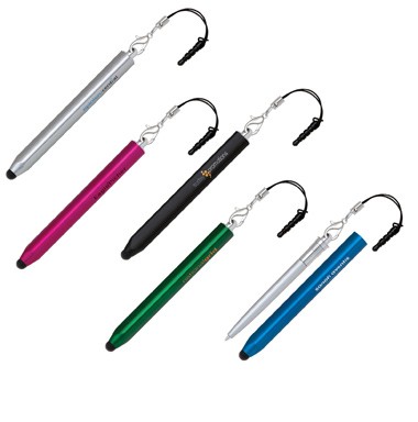 2 in1 Triangle Stylus / Pen with HeadPhone Jack Adapter2 in 1 Stylus / Ball Twist Action Pen 1