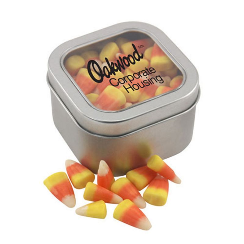 Window Tin with Candy Corn 1
