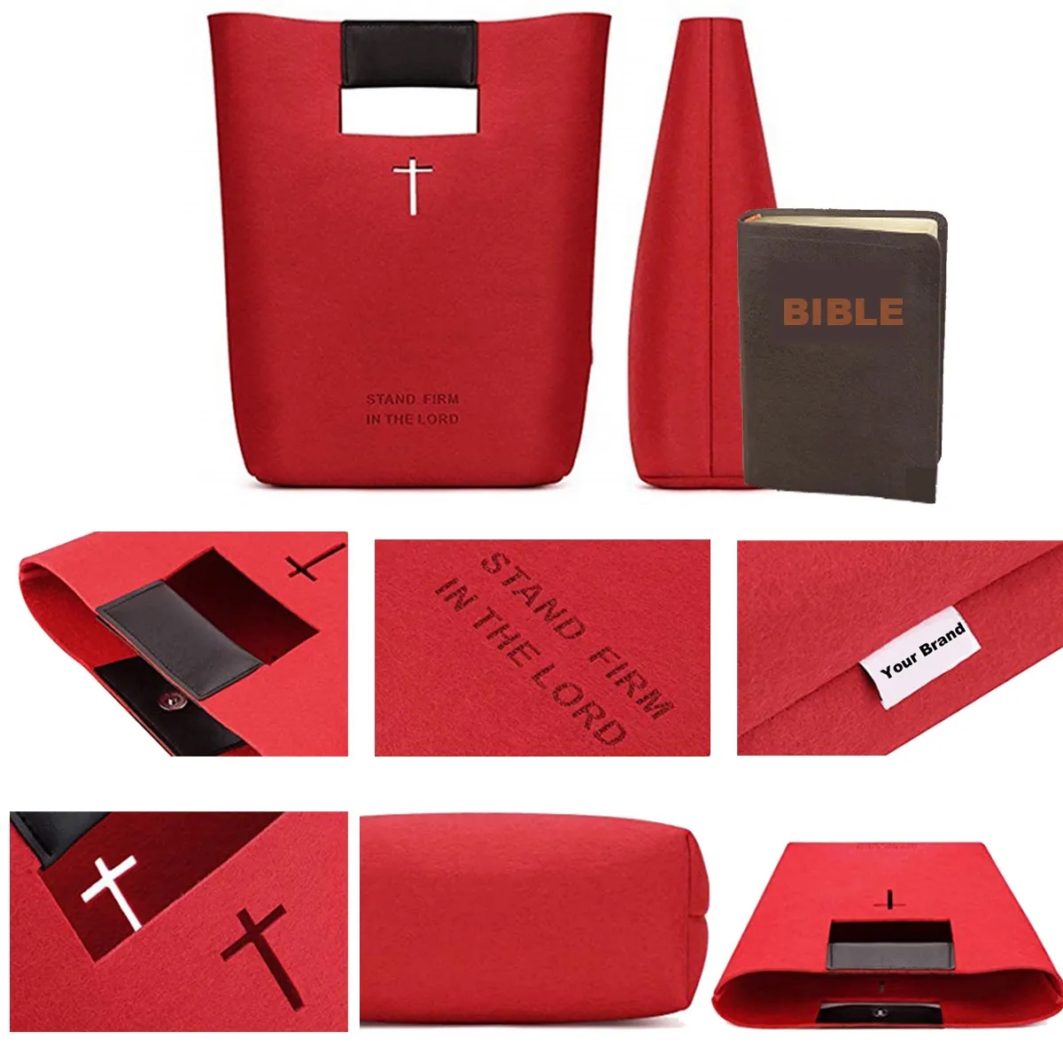 Sacred Style Elegant  Spacious Bible Bags 1