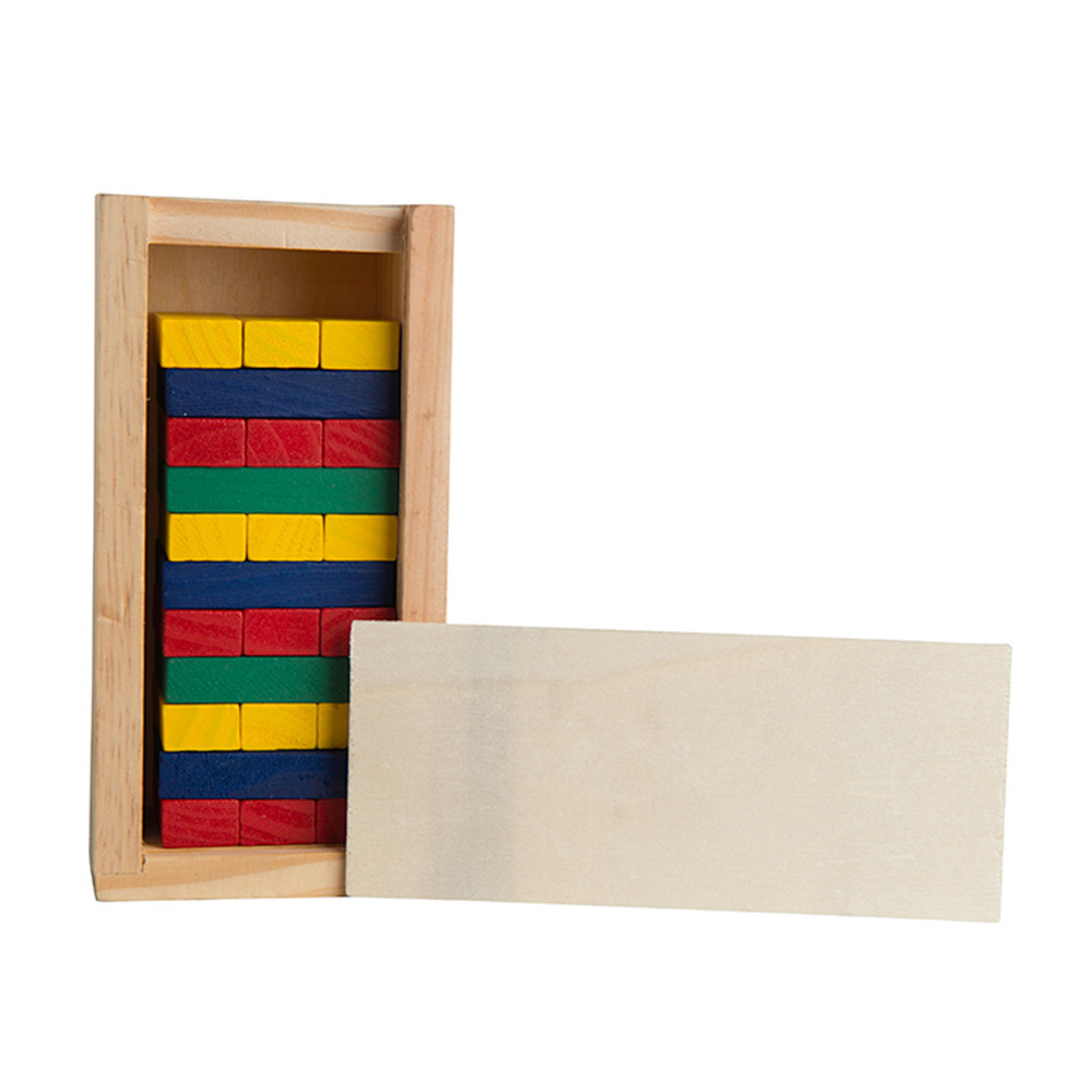 Multi-Colored Block Wooden Tower Puzzle 2