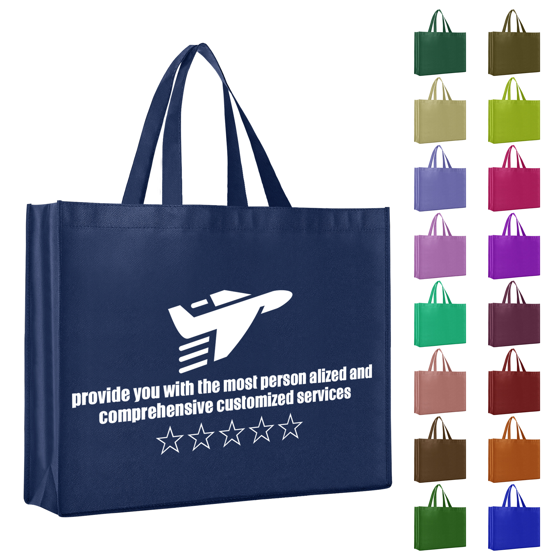 Non-Woven Polypropylene Grocery Tote 2