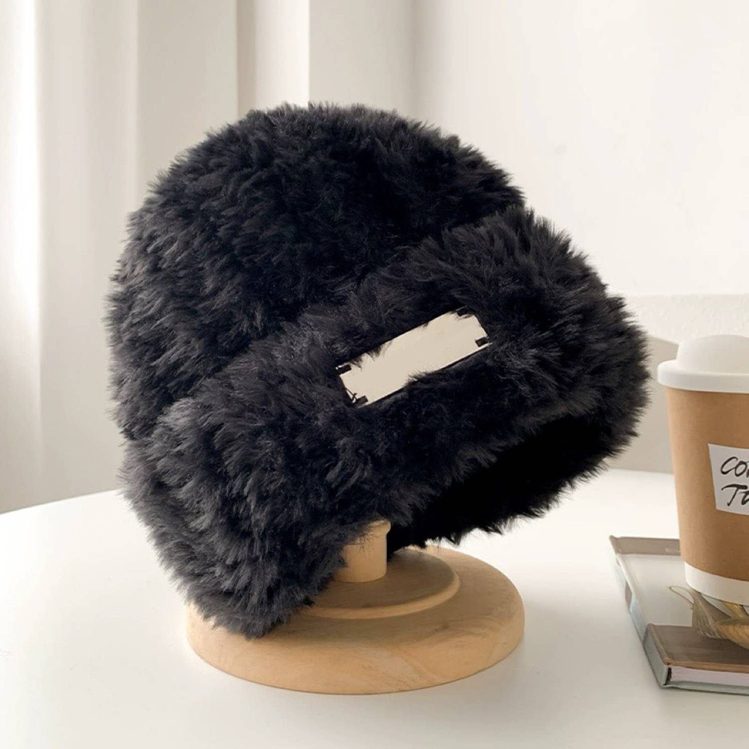 Warm knit pullover hat in winter 5