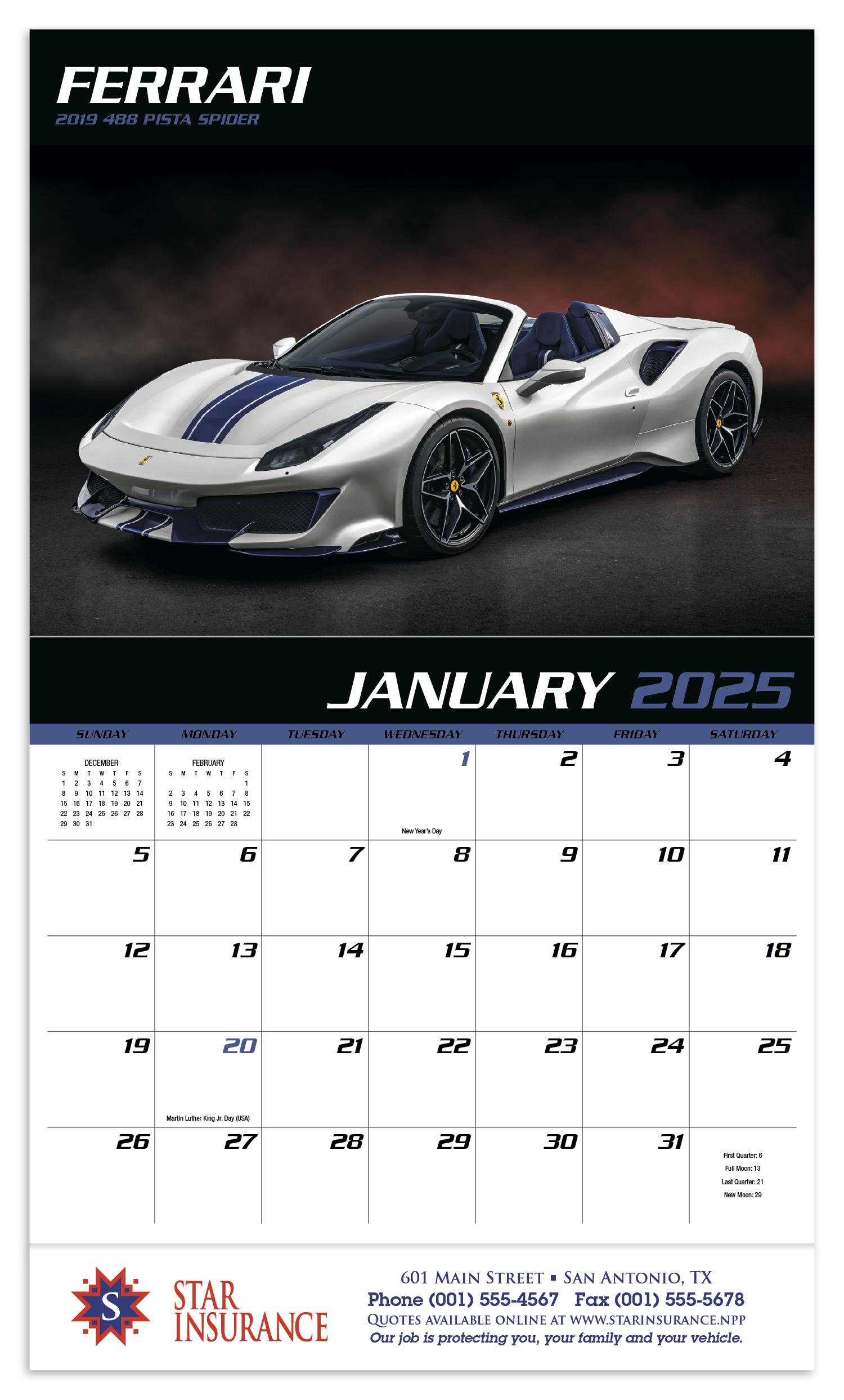 HotLine® Products Fast Trax® Appointment Calendar - Stapled 3