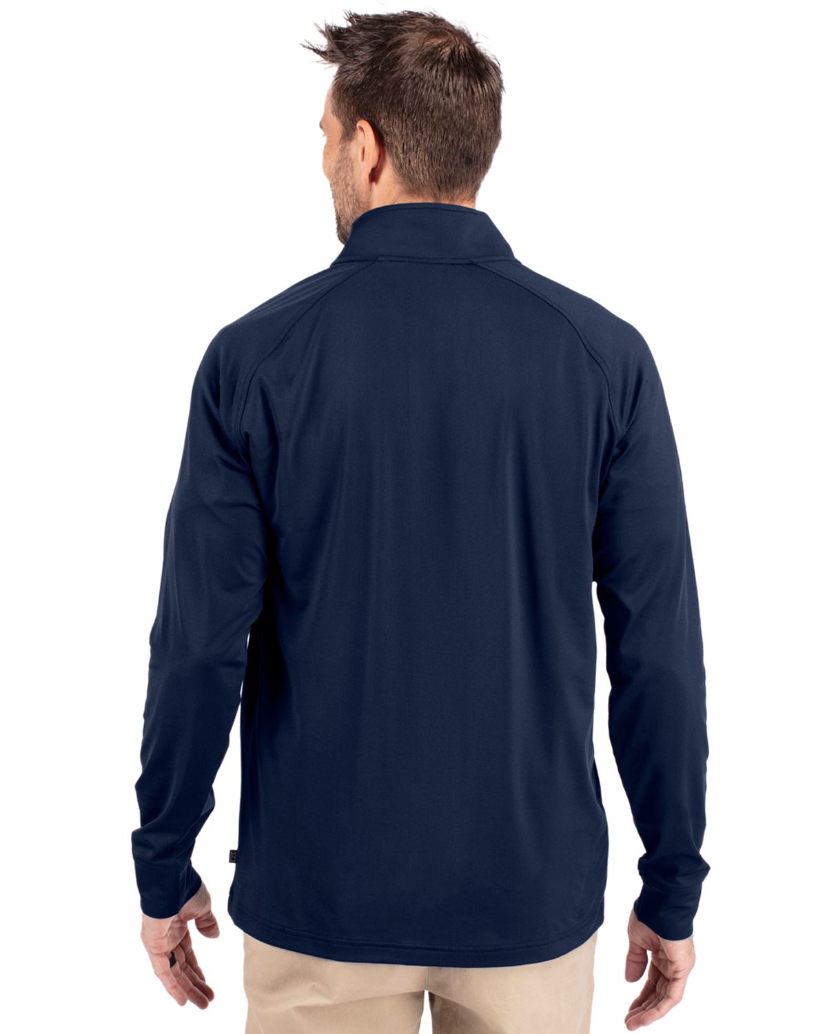 Cutter & Buck Adapt Recycled Soft Knit Stretch  Mens Quarter Zip Pullover 21