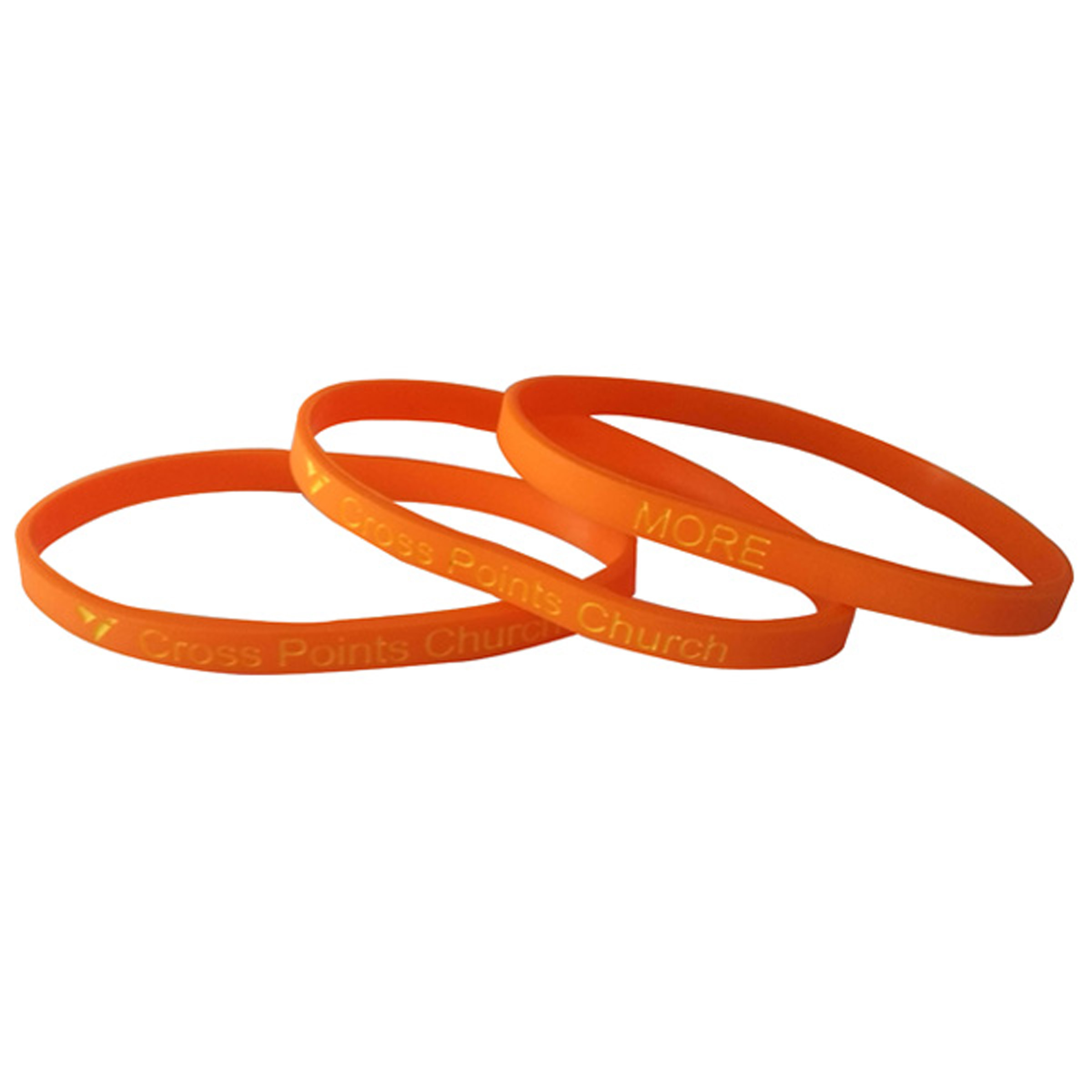 Deboss-Fill Silicone Wristbands 3