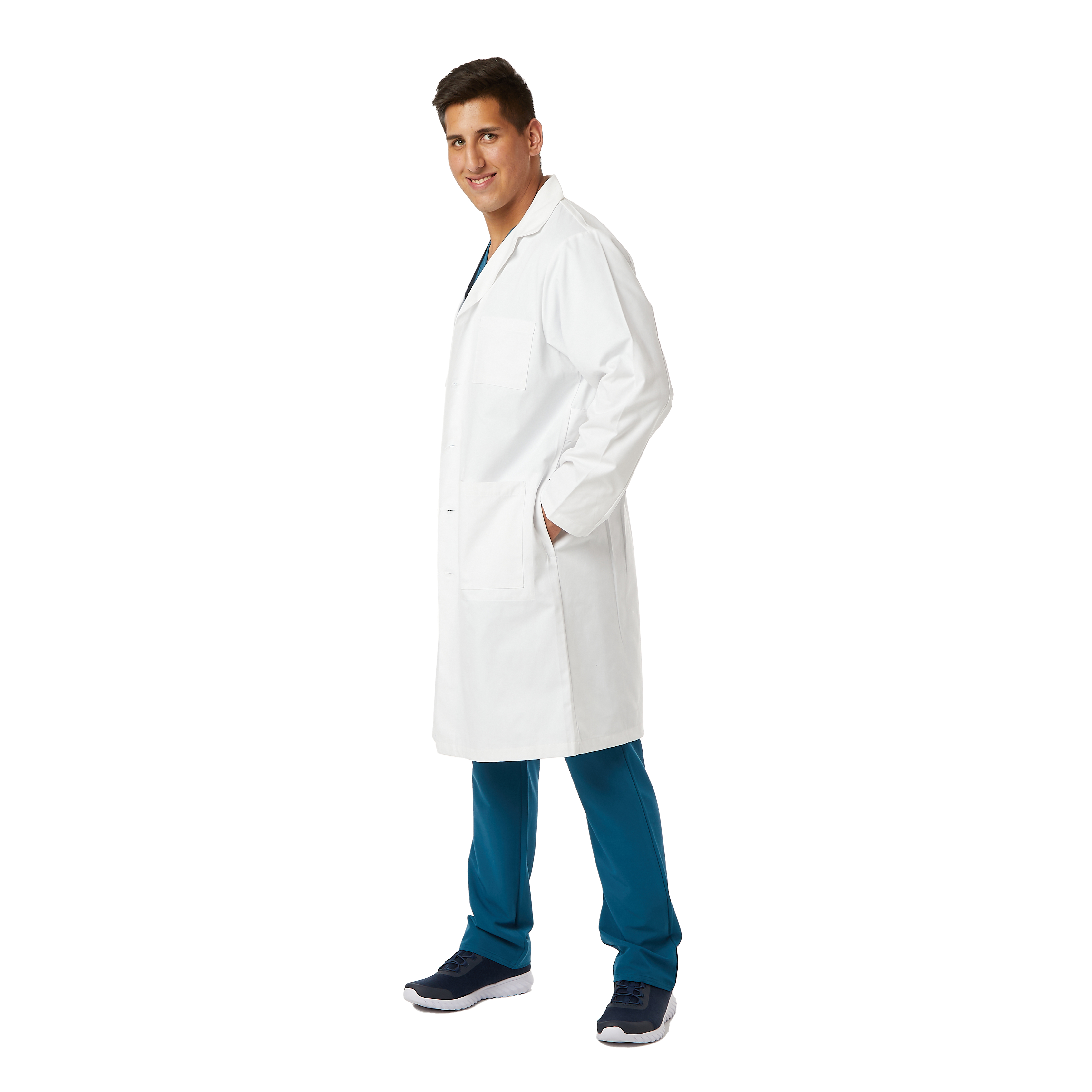 44" Twill Antimicrobial Lab Coat 3