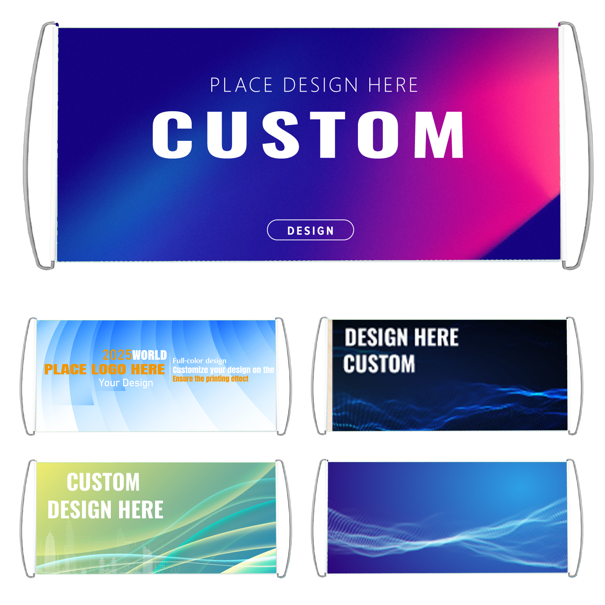 Polyester Banner Hand Flags 5