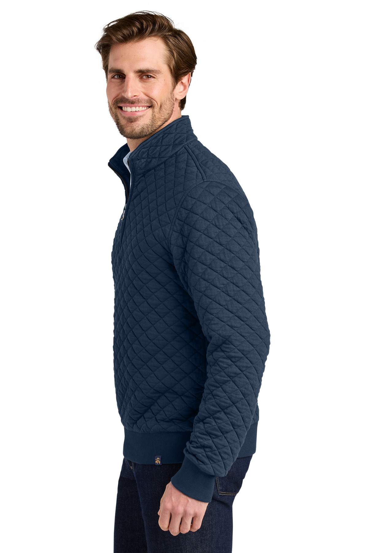 Brooks Brothers Diamond Quilt 1/4-Zip BB18212 15