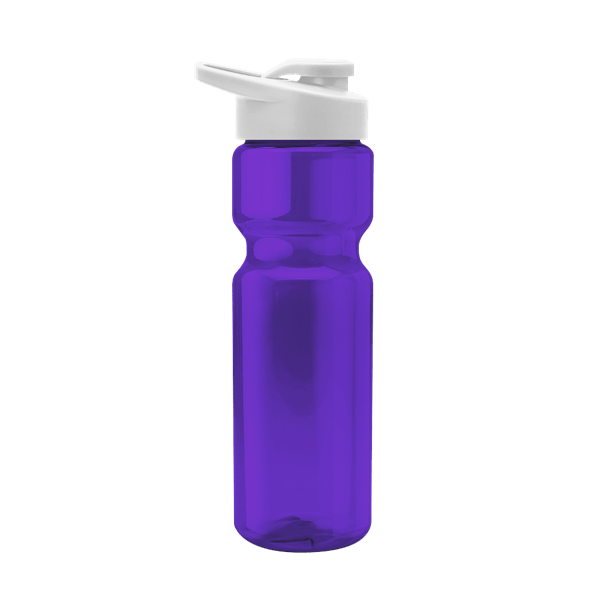 Blazer 28oz Transparent Bike Bottle w/Drink-thru Lid 2561