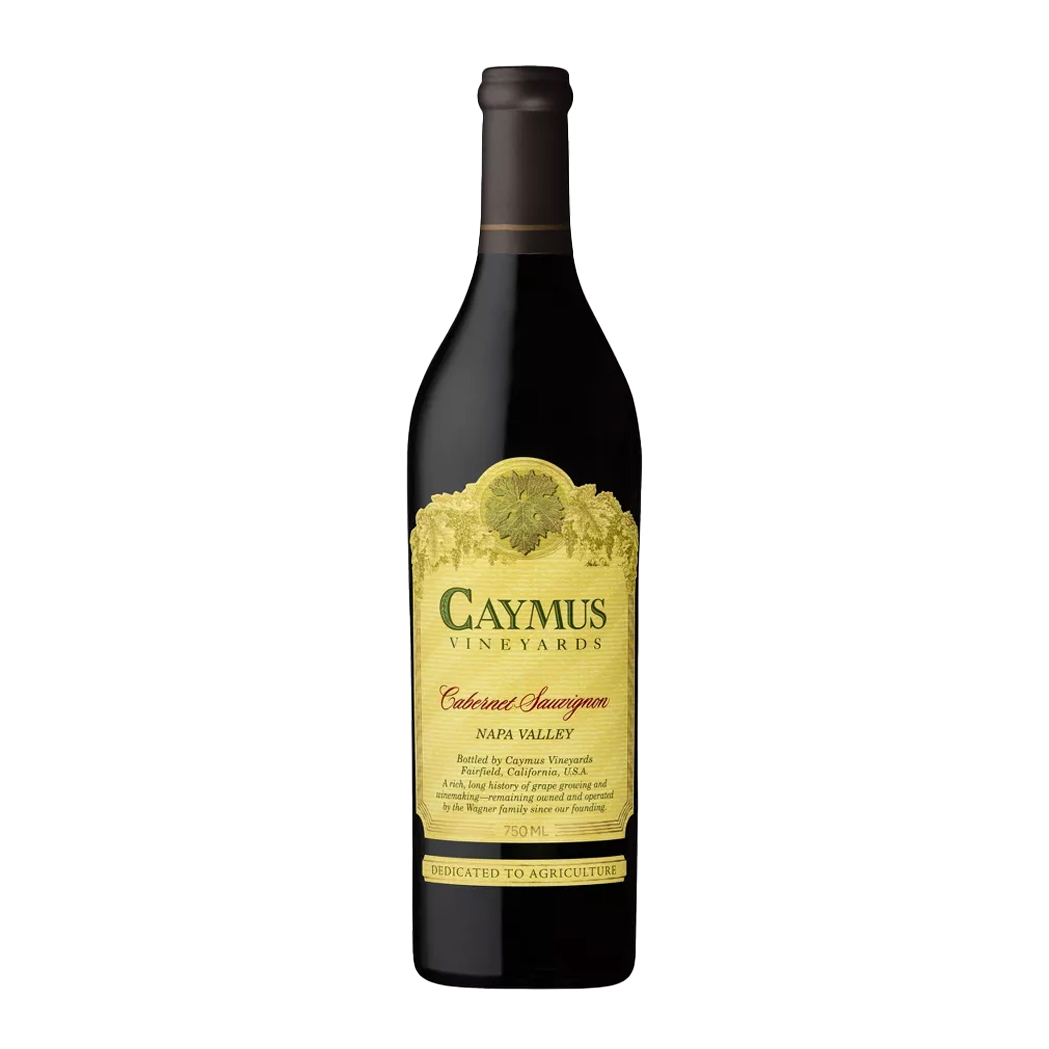Etched Caymus Cabernet Napa Valley Red Wine Bottle 1