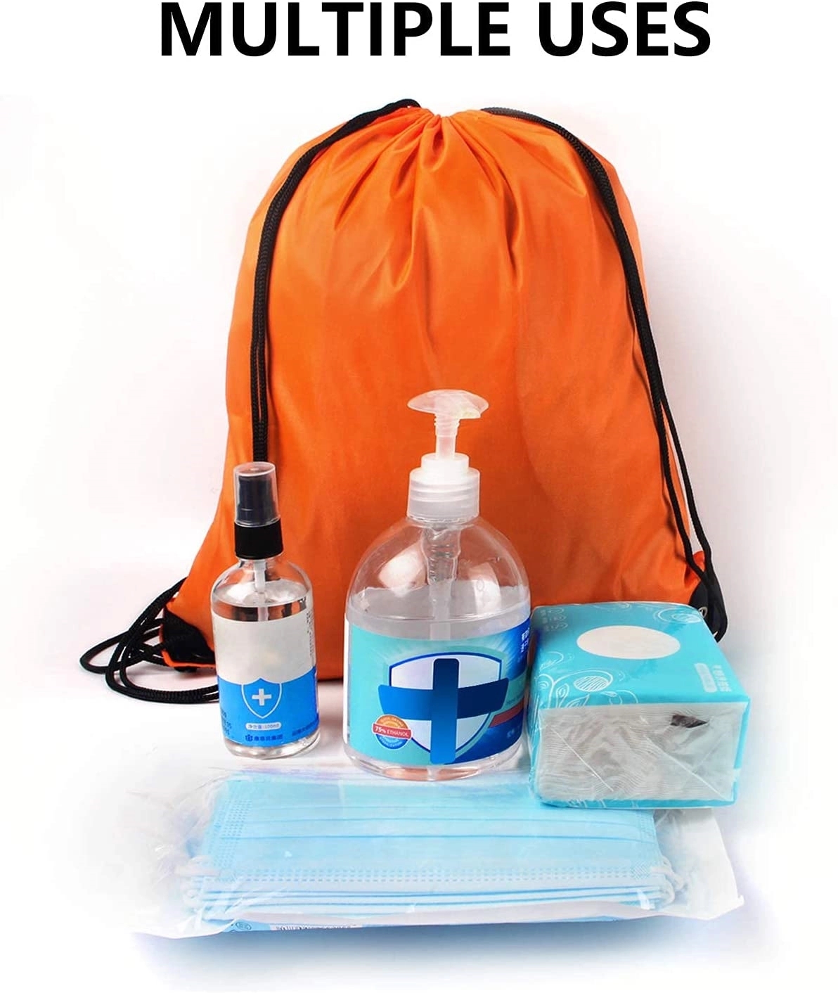 Drawstring poly Bag 3