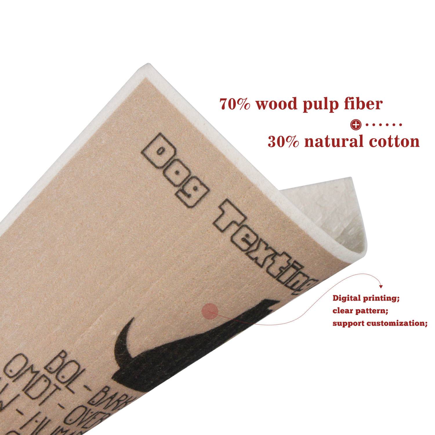 Biodegradable Non-Greasy Wood Pulp Sponge Cloth 6