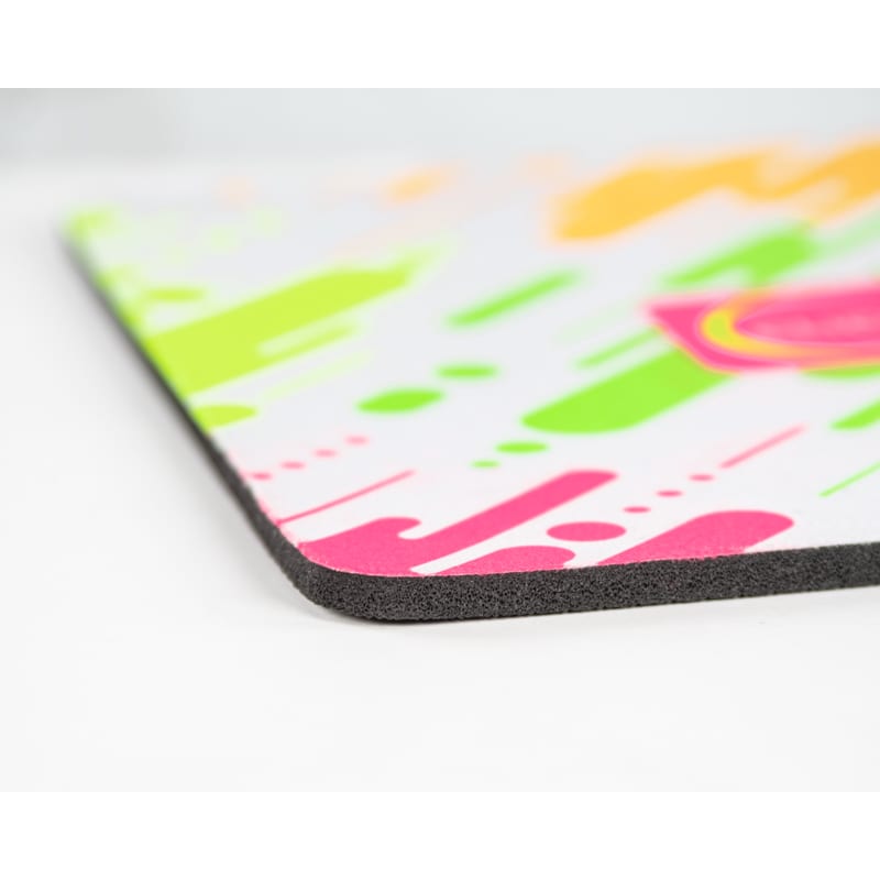 Fluorescent Neon Custom Printed Medium Mouse Pads 5