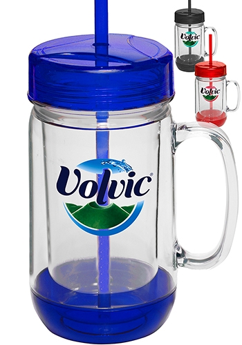 26 oz Jumbo Plastic Mason Jar 1
