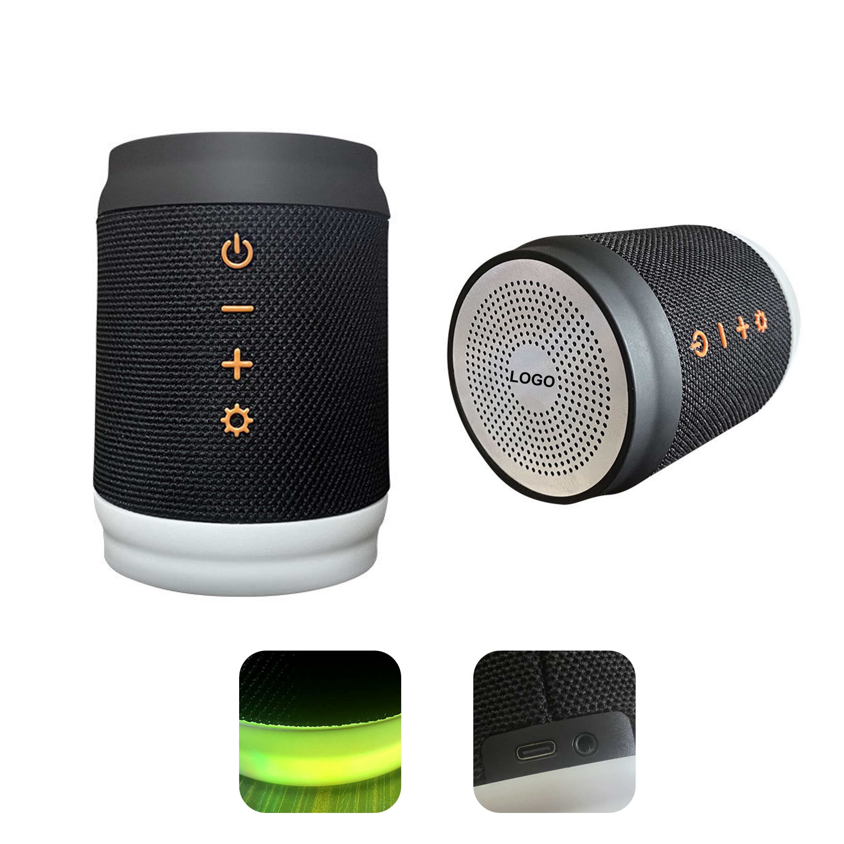Can Shaped Wireless Speaker with Light (direct import) 2