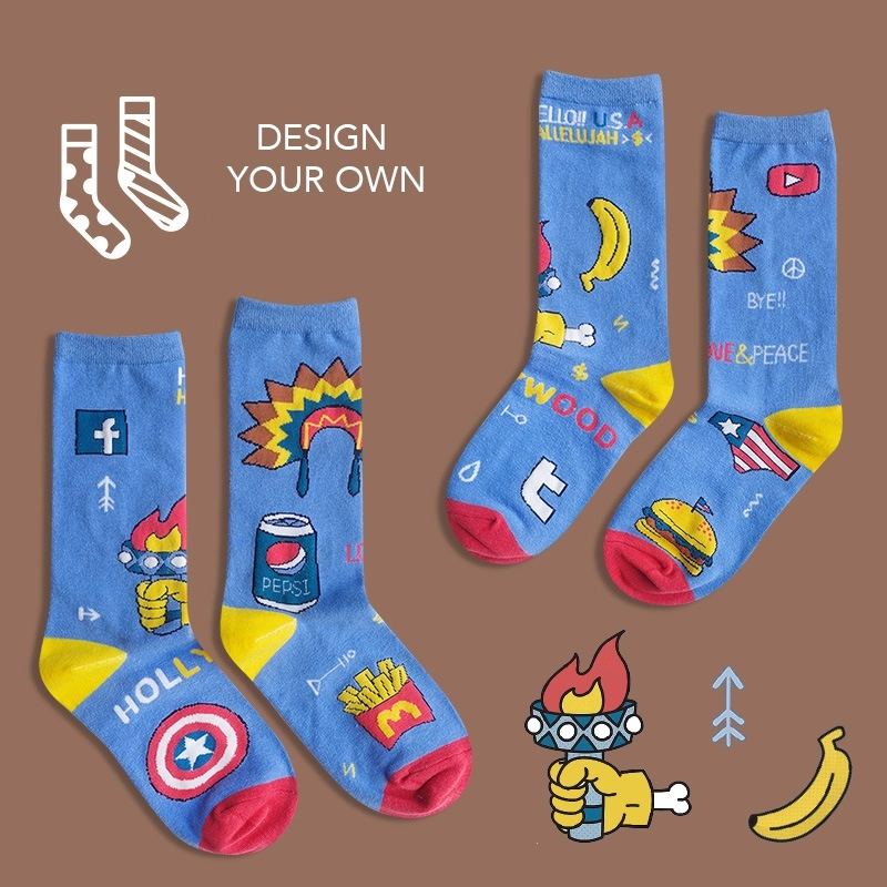 Knit-In Custom Crew Dress Socks-Factory Direct 6