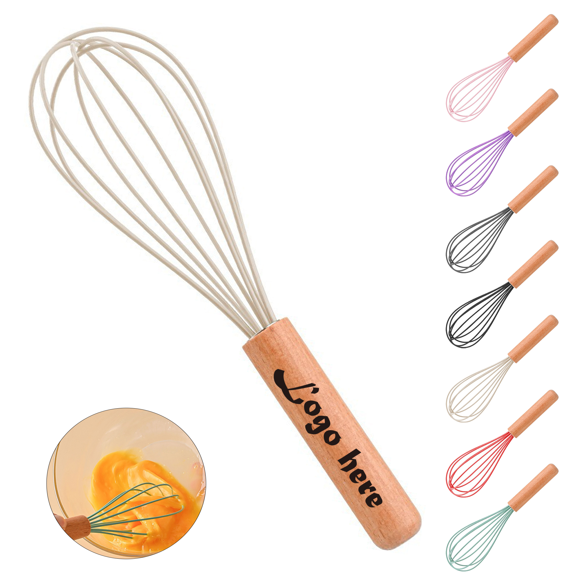 Handheld Silicone Mixing Whisk 2