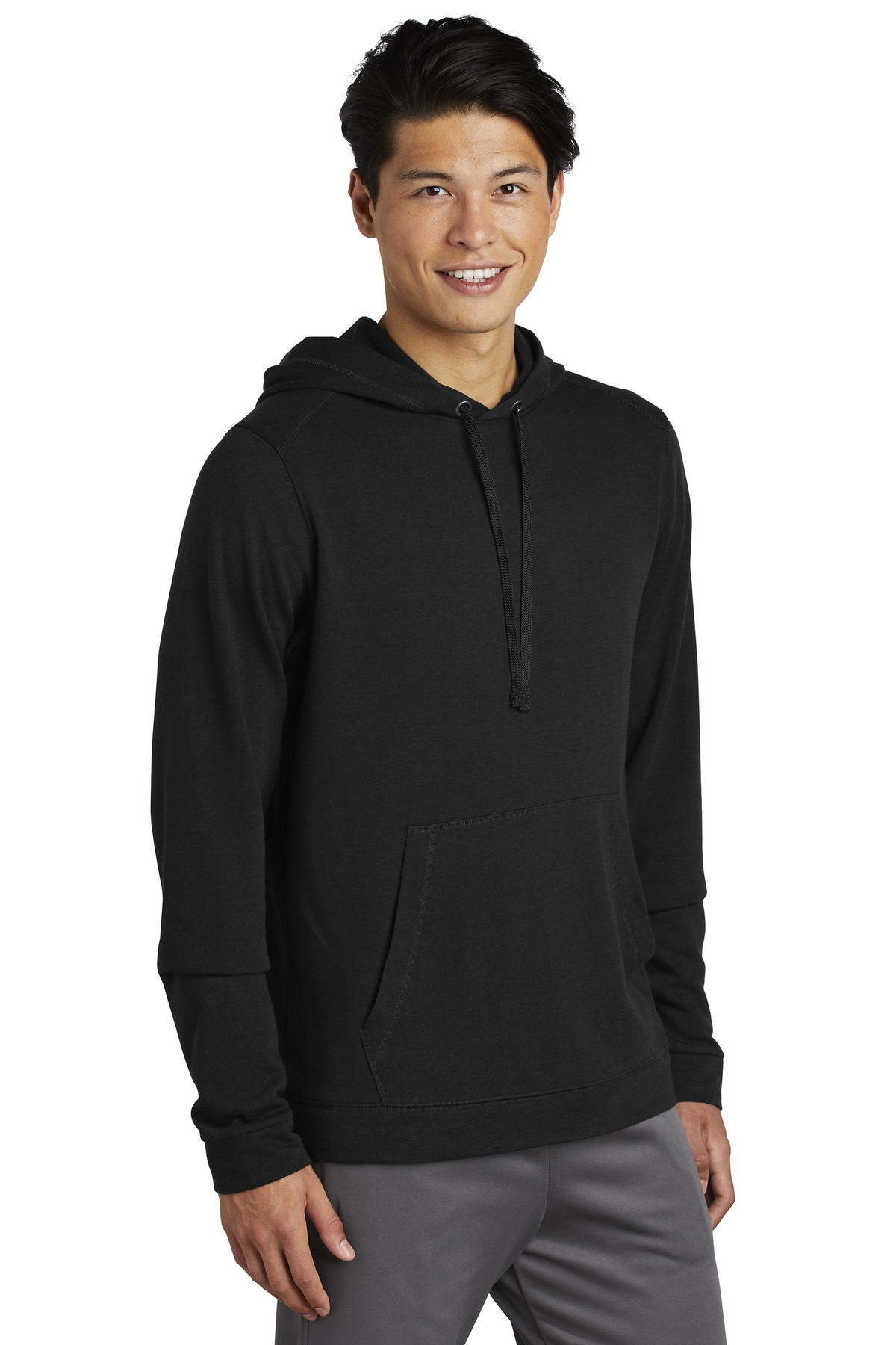 PosiCharge Tri-Blend Wicking Fleece Hooded Pullover