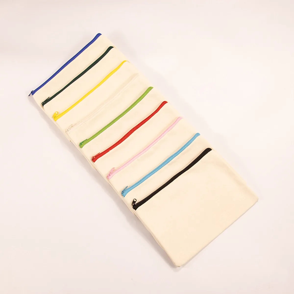 Blank DIY Craft Multipurpose Pencil Case Makeup Bag 6