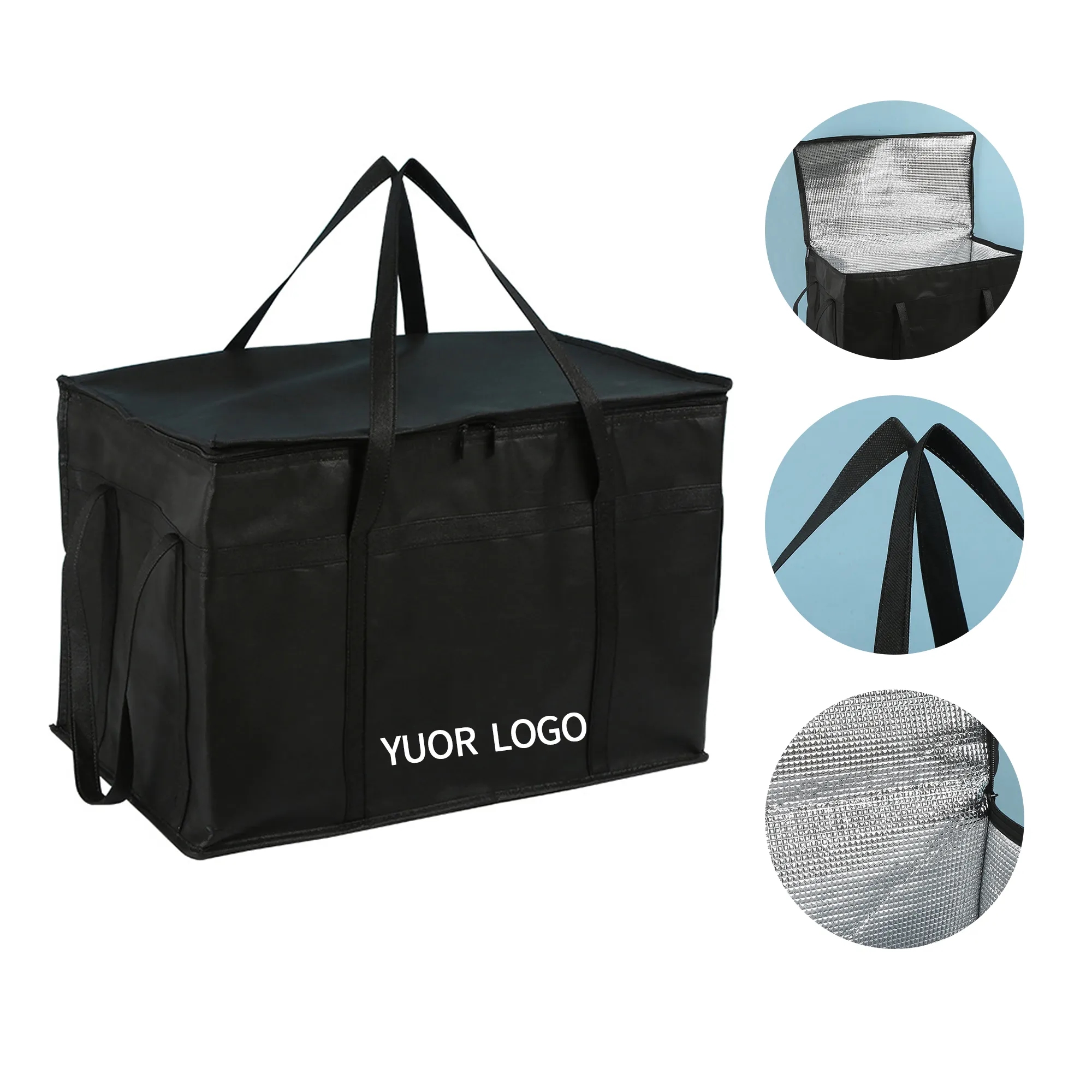 MOQ 50 Thickened Aluminum Foil Insulated Bag 3