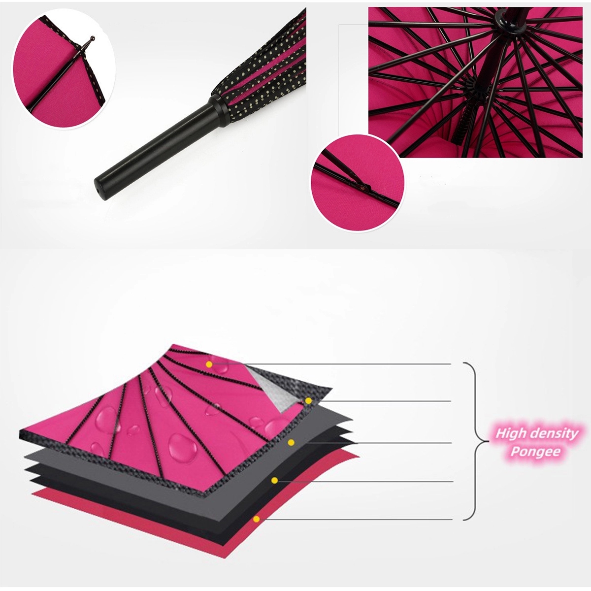 Wholesale Arch Apollo Straight Umbrella with Sun Protection 1