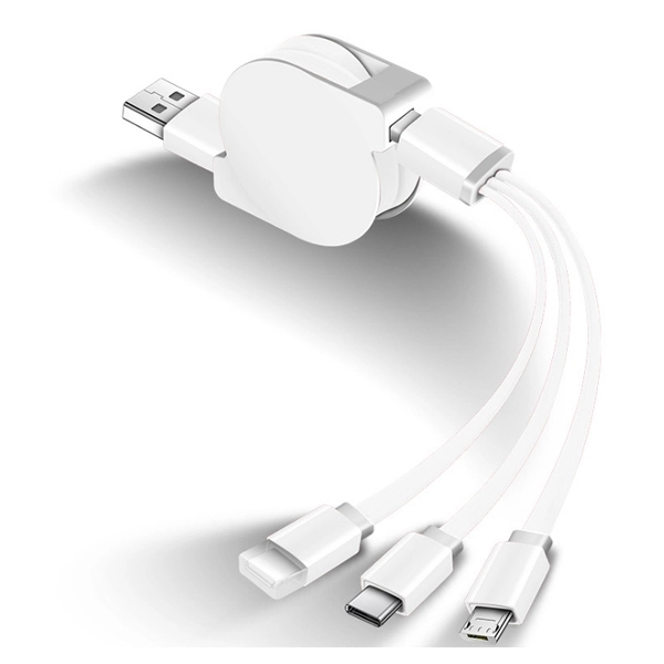 Retractable 3-in-1 Charging Cable 2