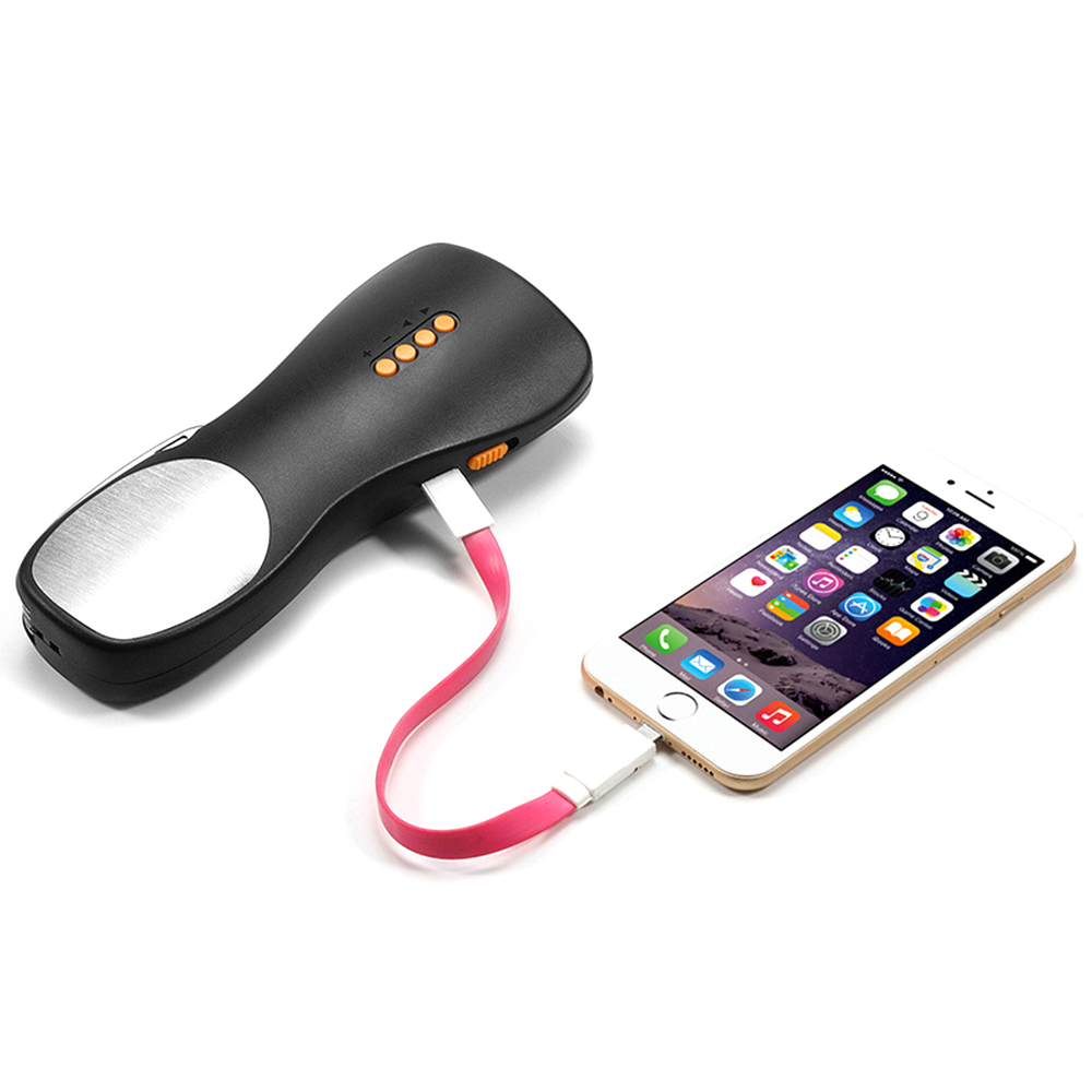 Manual Flashlight W/ Radio Knife Sets Power Bank 4