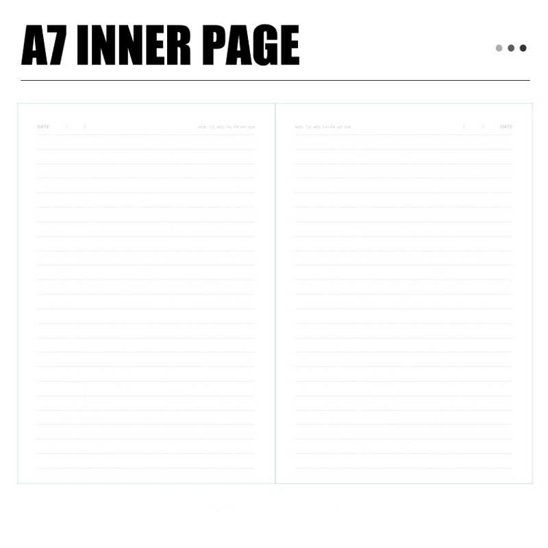 PU Leather A7/48K Heart To-Do List & Pocket Notebook 17