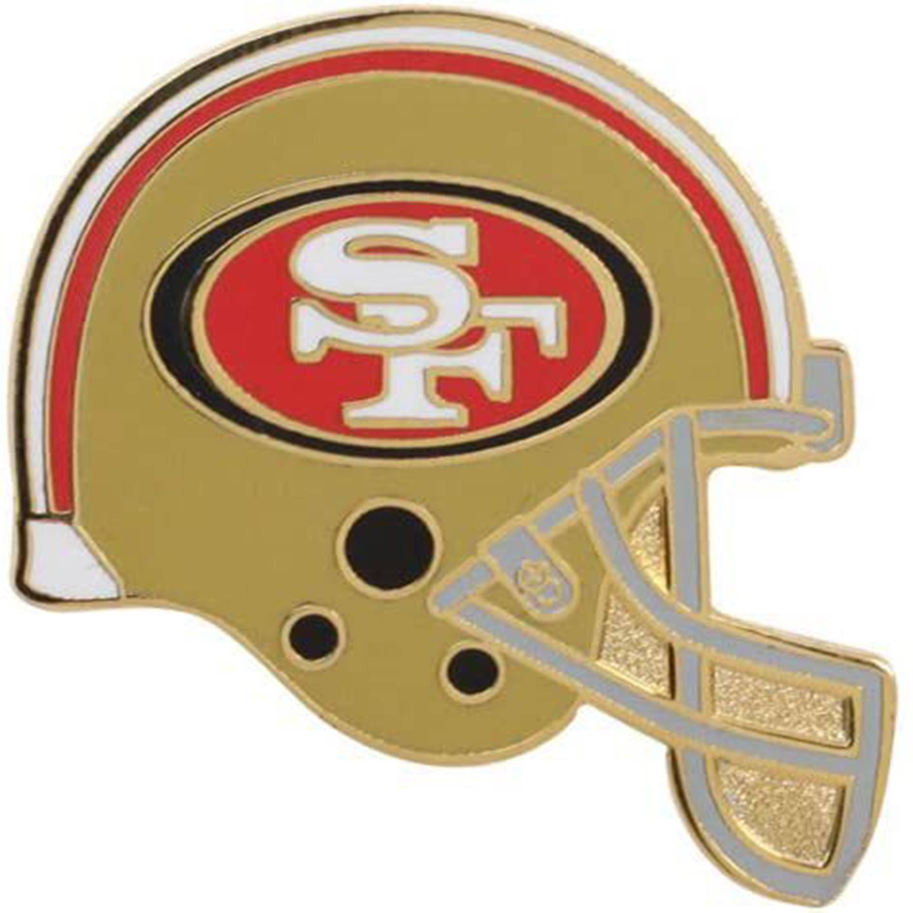 Sports football helmet badge brooch 2