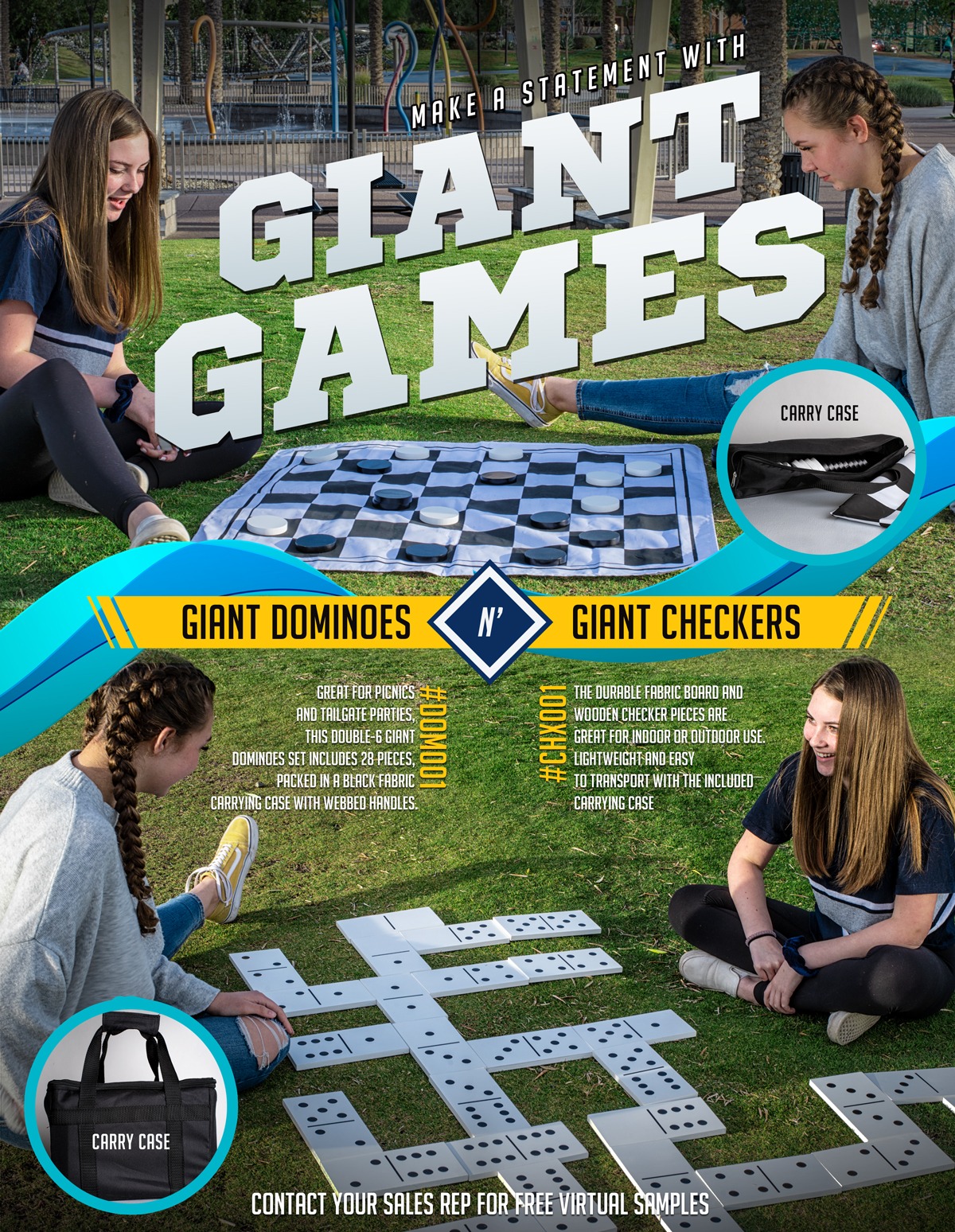 Giant Checkers Game 4