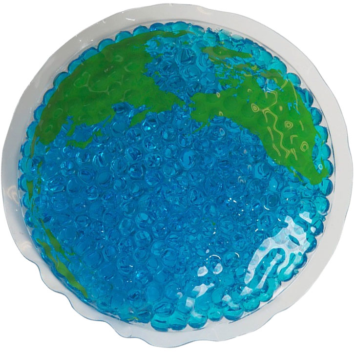 Hot/Cold Gel Bead Packs - Earth 3