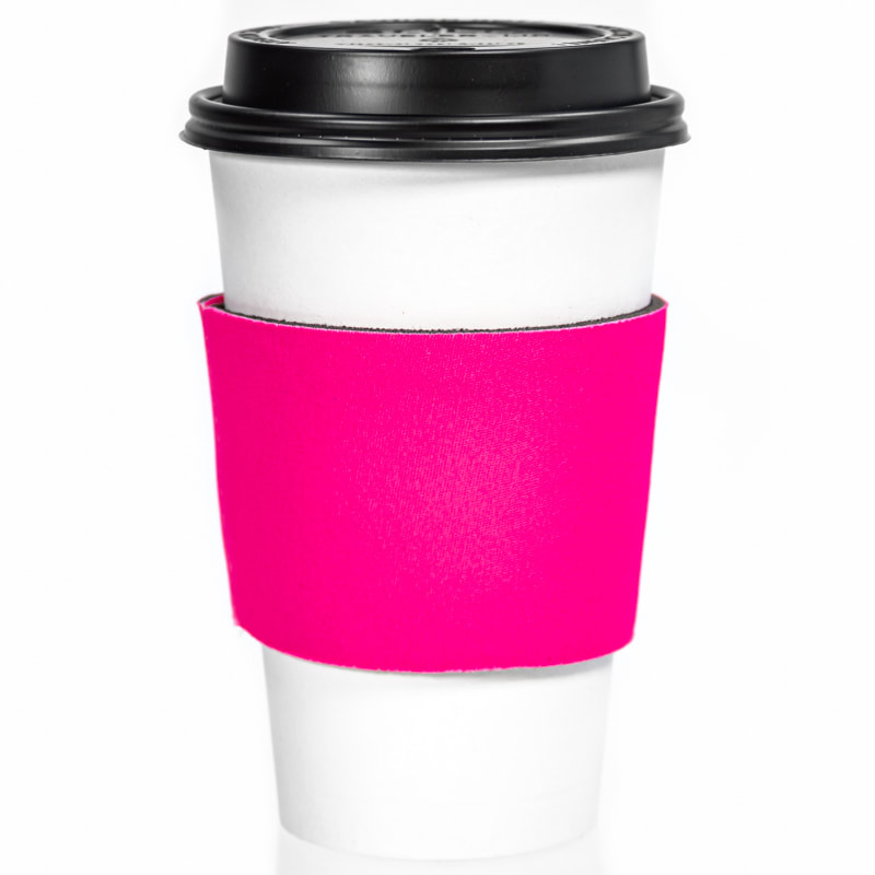 Fluorescent Neon Foam Collapsible Coffee Wraps 8