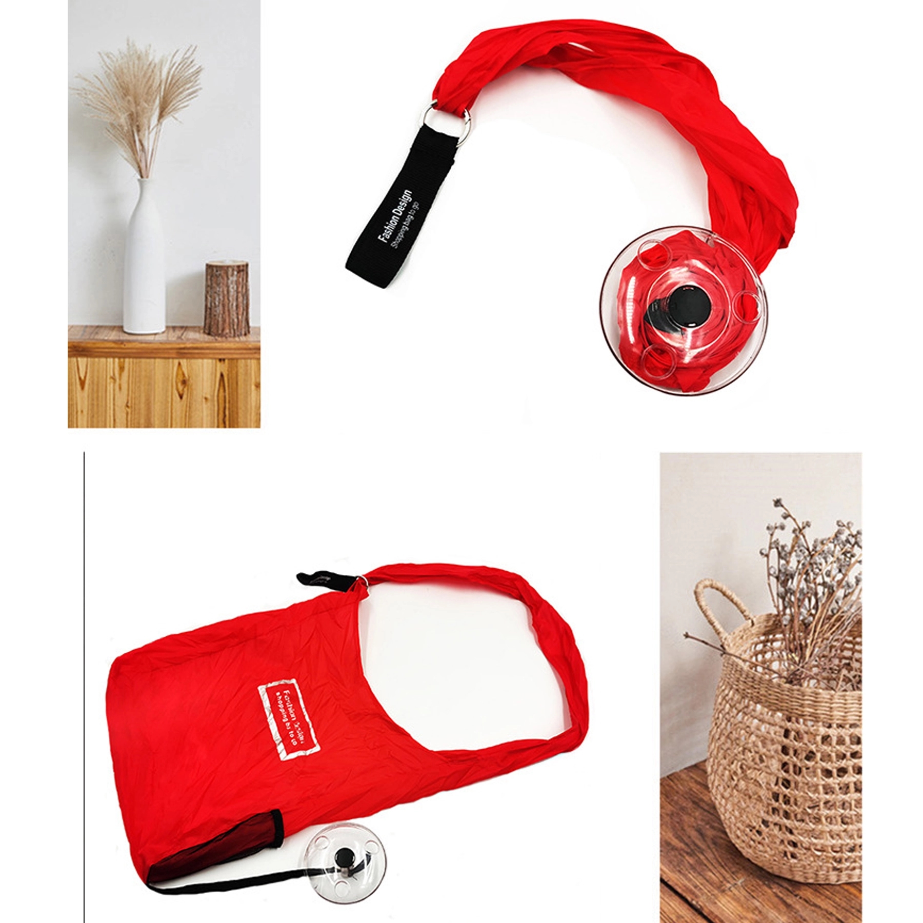 Reusable Shopping Bags-Disc Storage Portable Folding 6